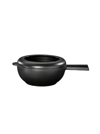 SPRING | Fondue Guss Caquelon 20cm Schwarz Matt | 